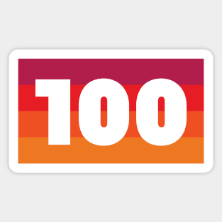 100 Mile Trail and Ultra Running Color Fades Sticker